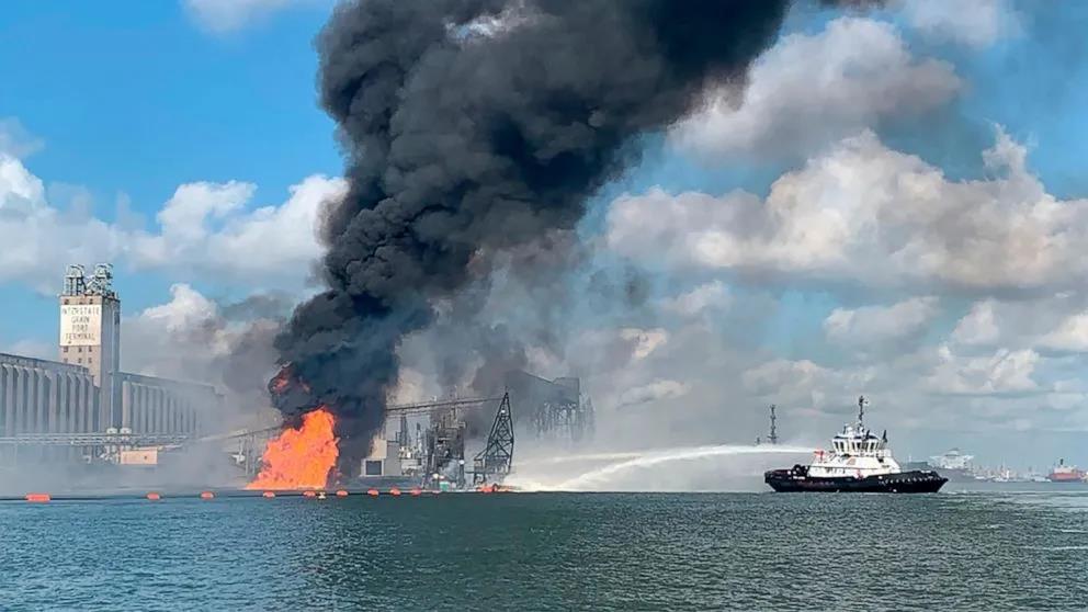 突發(fā)！輪船撞上天然氣管道，大爆炸！2死、2失蹤，6傷！